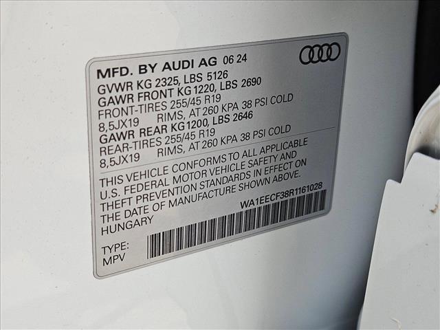 new 2024 Audi Q3 car, priced at $46,732