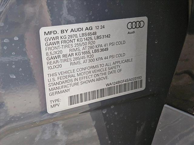 new 2025 Audi Q6 e-tron car, priced at $74,490