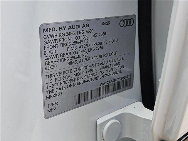 new 2025 Audi Q5 car, priced at $57,813
