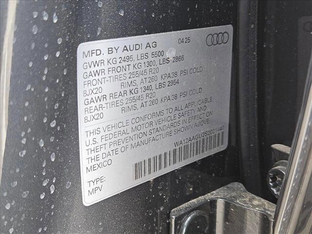 new 2025 Audi Q5 car, priced at $58,134