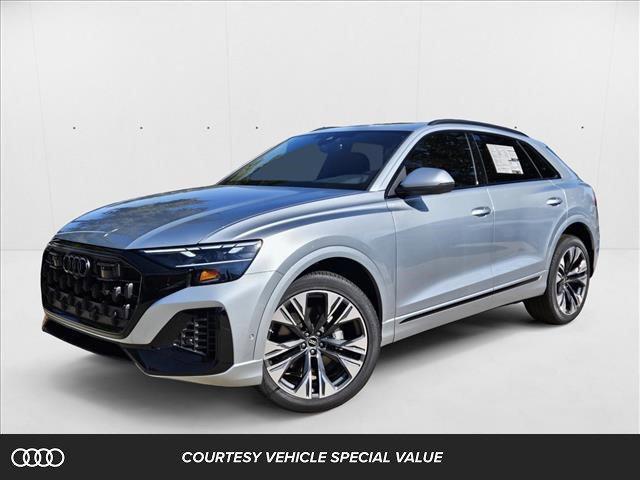 new 2025 Audi Q8 car, priced at $73,579