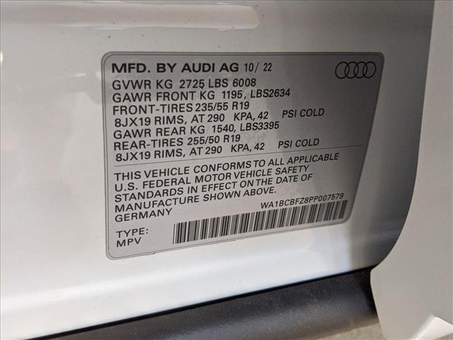 new 2023 Audi Q4 e-tron car, priced at $58,385