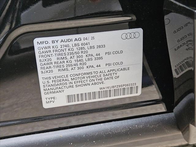 new 2025 Audi Q4 e-tron car, priced at $55,222