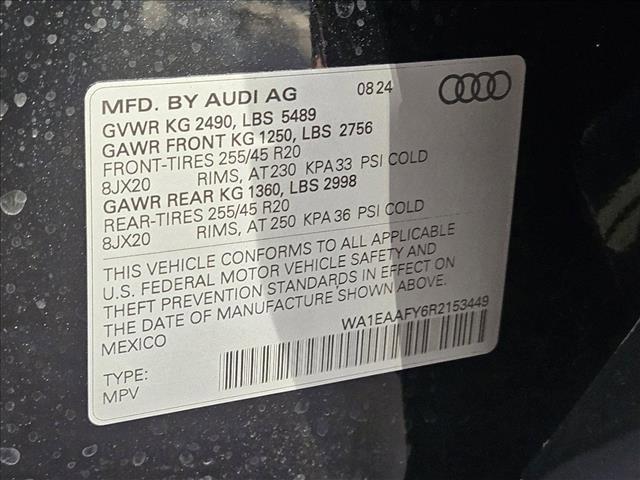 new 2024 Audi Q5 car, priced at $56,575