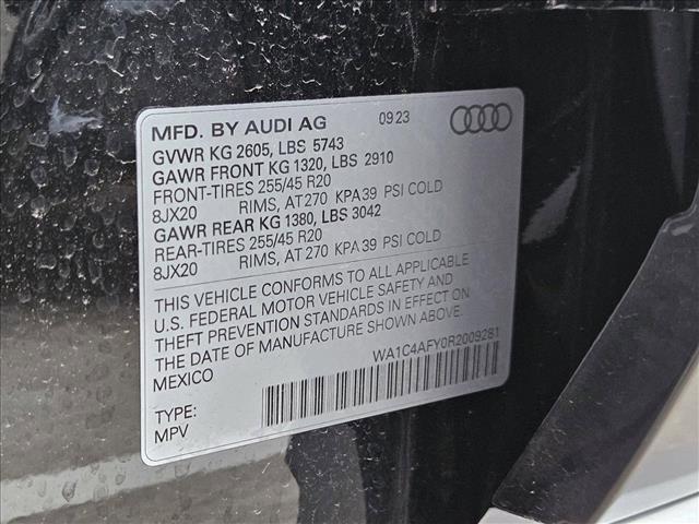 new 2024 Audi SQ5 car, priced at $72,680