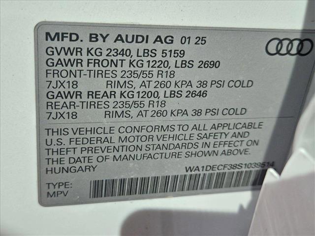 new 2025 Audi Q3 car, priced at $42,089