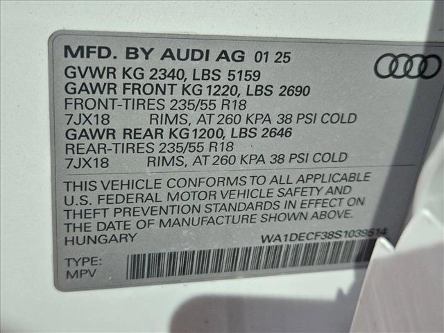 new 2025 Audi Q3 car, priced at $42,089