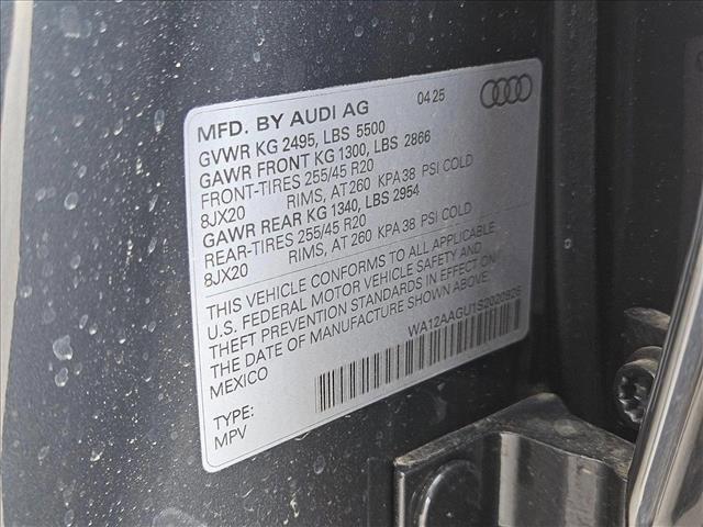 new 2025 Audi Q5 car, priced at $58,134