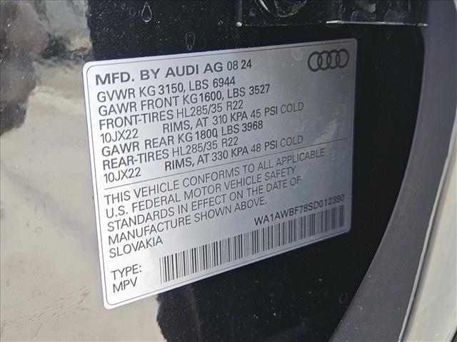 new 2025 Audi SQ7 car, priced at $87,995