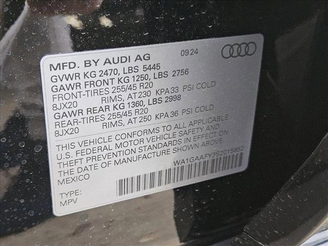 new 2025 Audi Q5 car, priced at $54,000