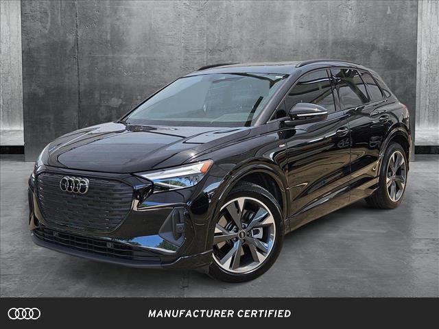 used 2024 Audi Q4 e-tron car, priced at $41,991
