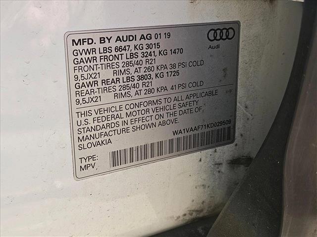 used 2019 Audi Q7 car, priced at $25,792