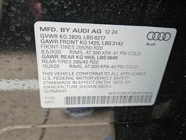 new 2025 Audi Q6 e-tron car, priced at $73,750