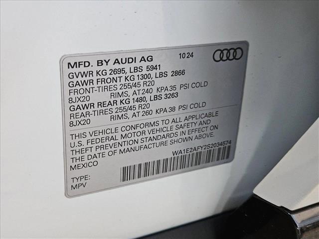 new 2025 Audi Q5 car, priced at $70,335