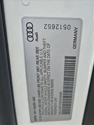 new 2025 Audi A6 car, priced at $62,068