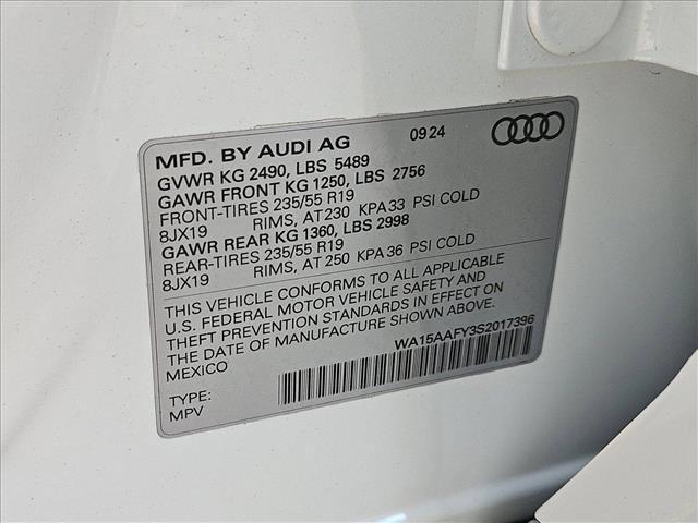 new 2025 Audi Q5 car, priced at $59,150