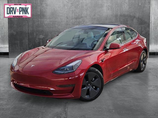 used 2023 Tesla Model 3 car, priced at $29,229