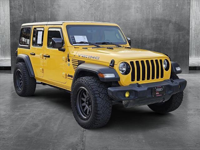 used 2021 Jeep Wrangler Unlimited car, priced at $26,894