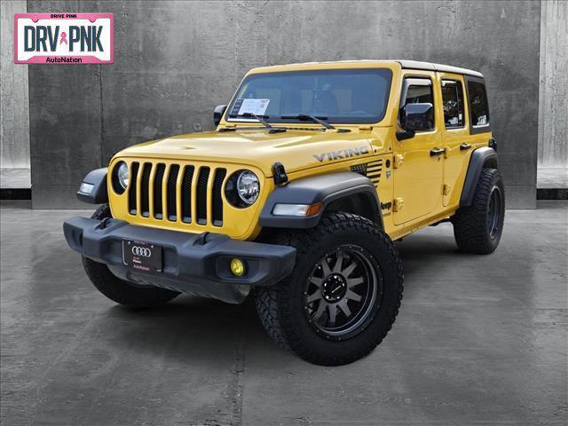 used 2021 Jeep Wrangler Unlimited car, priced at $26,894