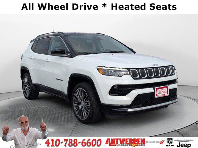 used 2022 Jeep Compass car, priced at $24,995