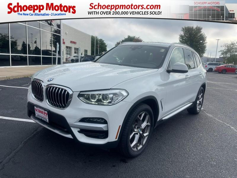used 2021 BMW X3 car, priced at $27,750