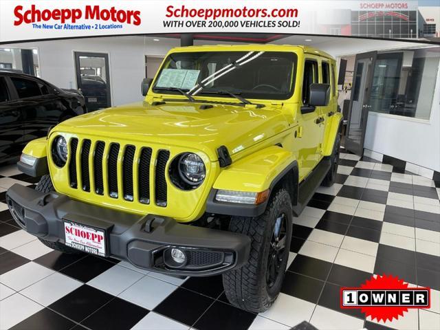 used 2022 Jeep Wrangler Unlimited car, priced at $39,999