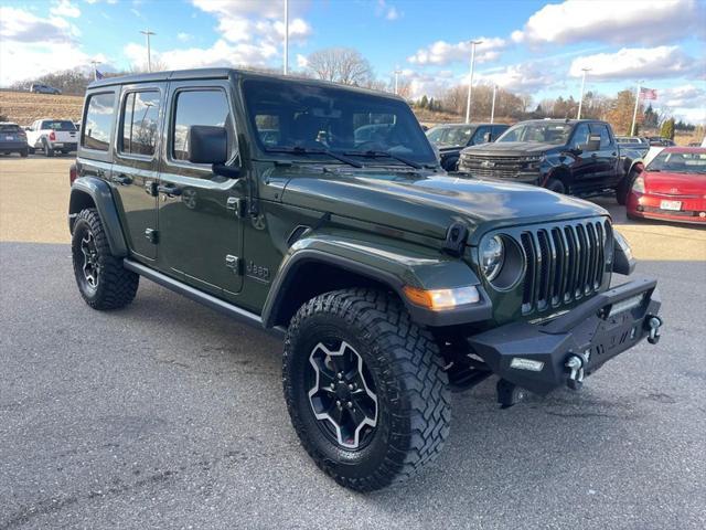 used 2021 Jeep Wrangler Unlimited car, priced at $31,750