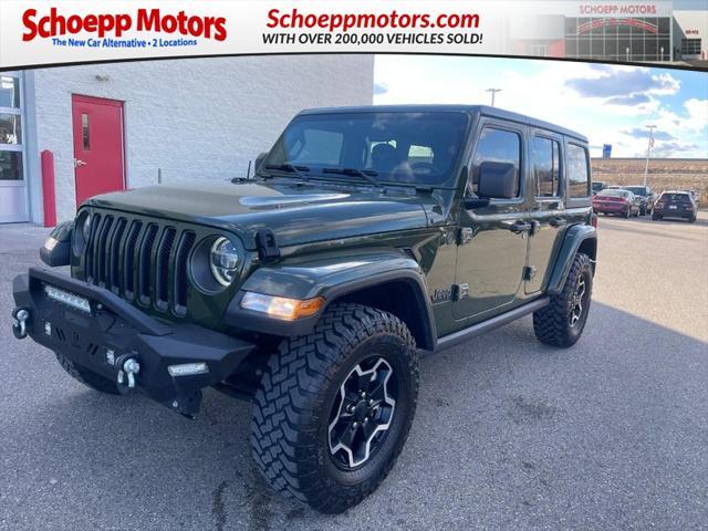 used 2021 Jeep Wrangler Unlimited car, priced at $31,750