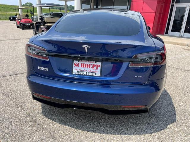 used 2021 Tesla Model S car, priced at $58,500