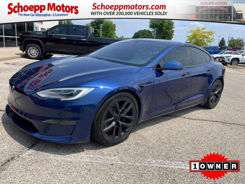 used 2021 Tesla Model S car, priced at $52,994