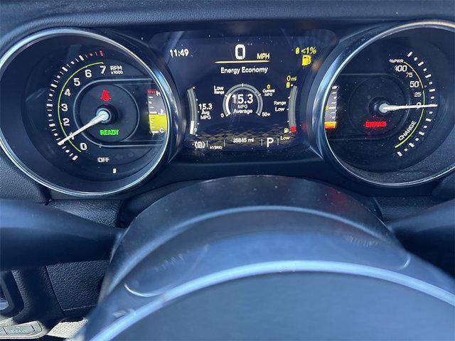 used 2022 Jeep Wrangler Unlimited 4xe car, priced at $30,596