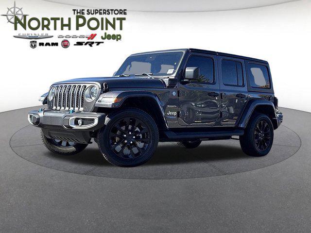 used 2022 Jeep Wrangler Unlimited 4xe car, priced at $30,596