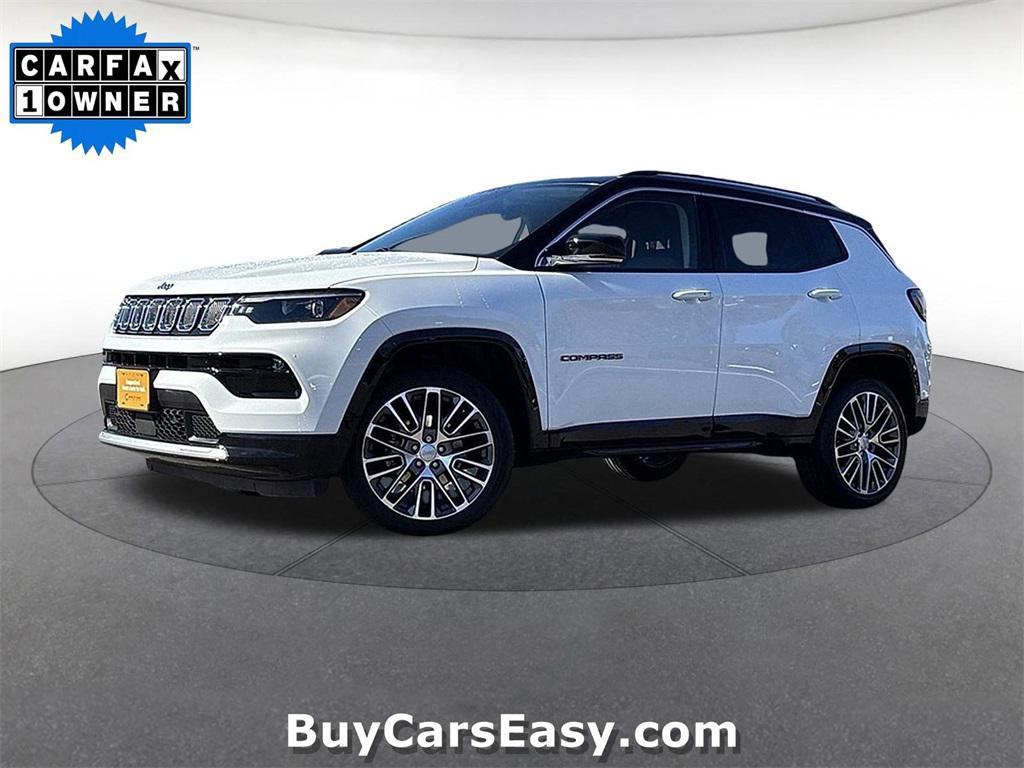 used 2022 Jeep Compass car, priced at $22,591