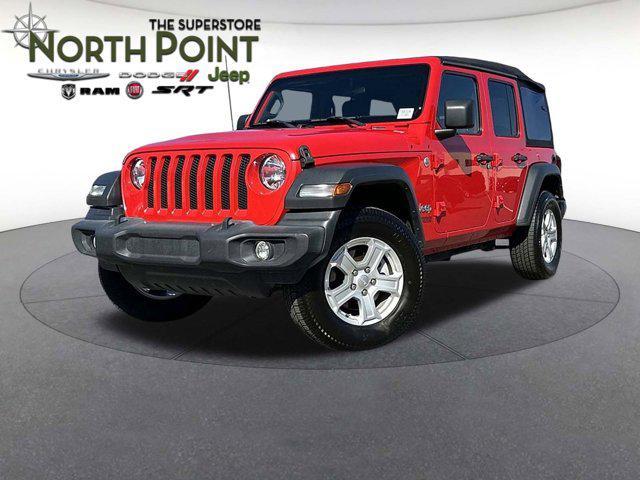 used 2020 Jeep Wrangler Unlimited car, priced at $23,627