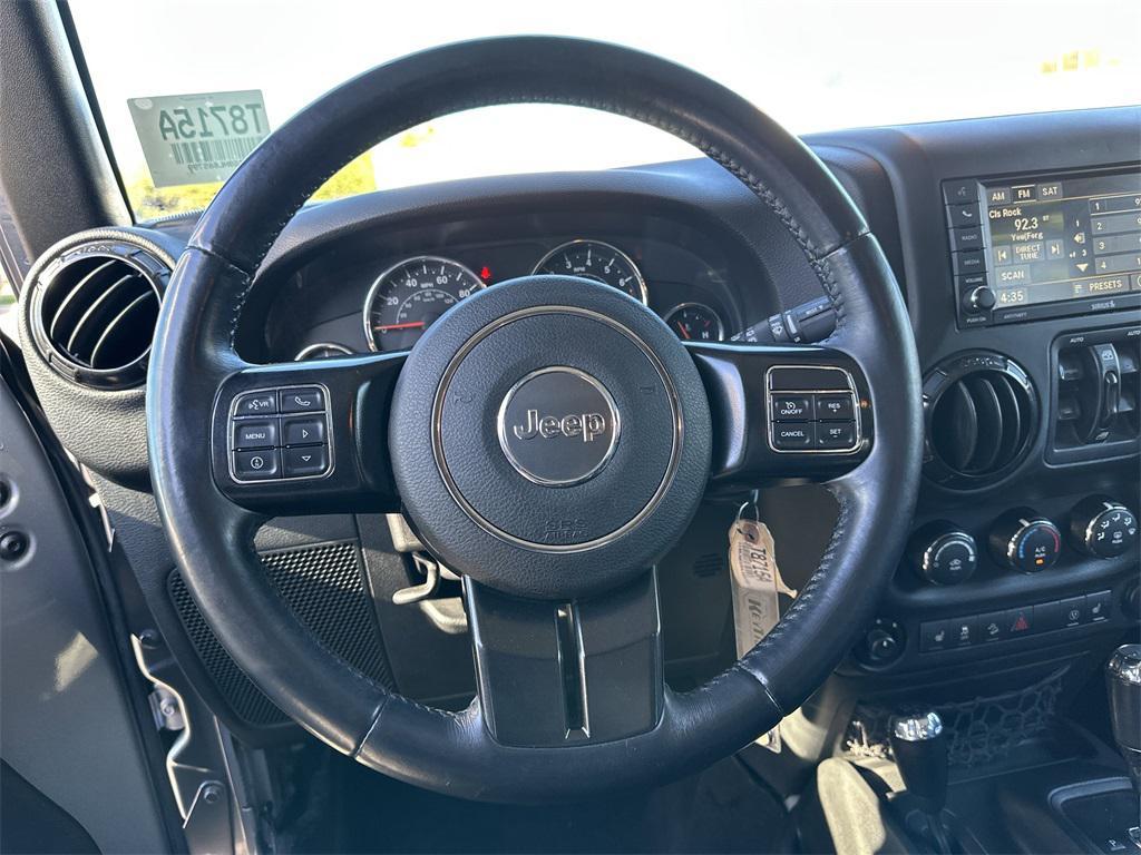 used 2017 Jeep Wrangler Unlimited car, priced at $22,442