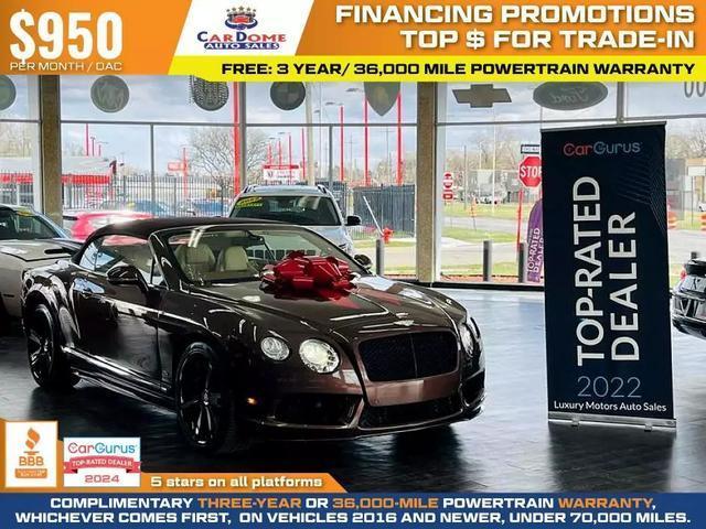 used 2013 Bentley Continental GTC car, priced at $59,999