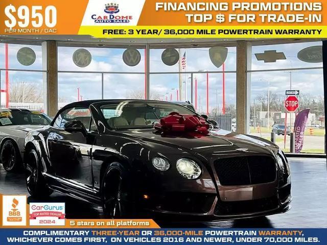 used 2013 Bentley Continental GTC car, priced at $59,999