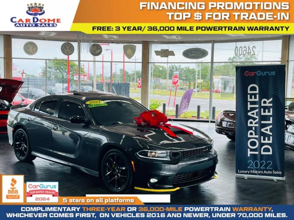 used 2021 Dodge Charger car, priced at $20,999