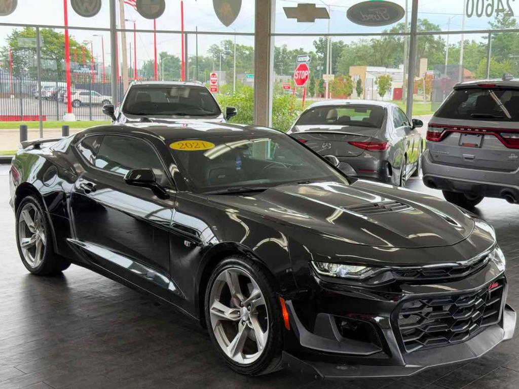 used 2021 Chevrolet Camaro car, priced at $37,495