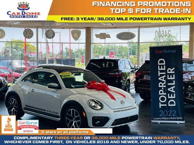 used 2018 Volkswagen Beetle car, priced at $21,999