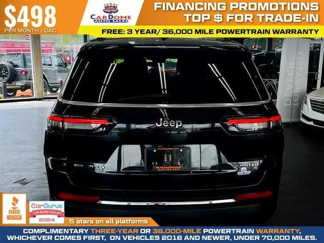 used 2021 Jeep Grand Cherokee L car, priced at $31,999