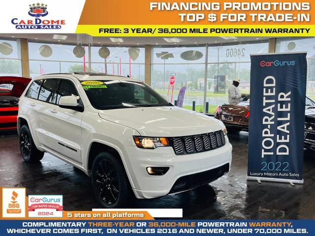 used 2020 Jeep Grand Cherokee car, priced at $21,999