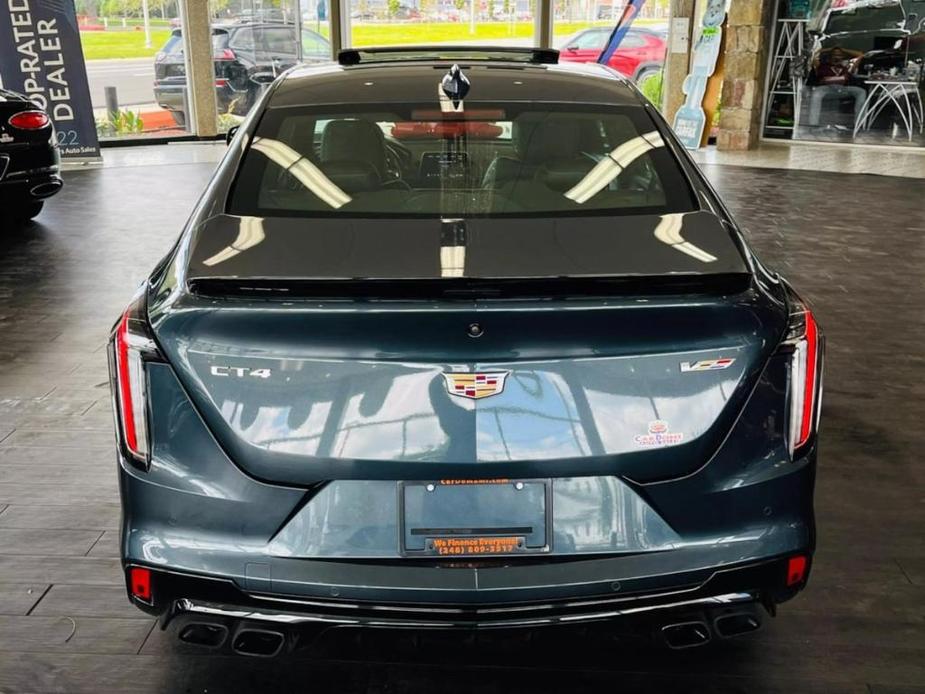 used 2022 Cadillac CT4-V car, priced at $43,499