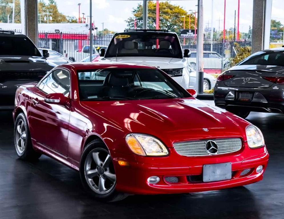 used 2002 Mercedes-Benz SLK-Class car, priced at $11,995