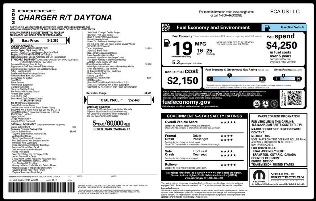 used 2022 Dodge Charger car, priced at $24,295
