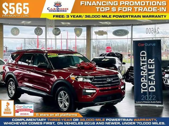 used 2023 Ford Explorer car, priced at $37,499