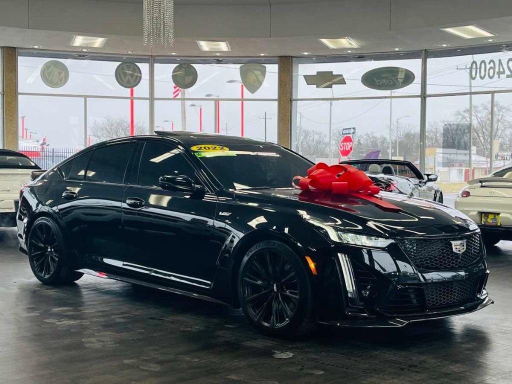 used 2022 Cadillac CT5-V car, priced at $74,999