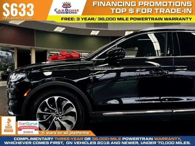 used 2023 Lincoln Nautilus car, priced at $41,499