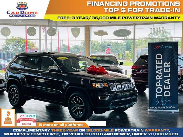 used 2020 Jeep Grand Cherokee car, priced at $22,699