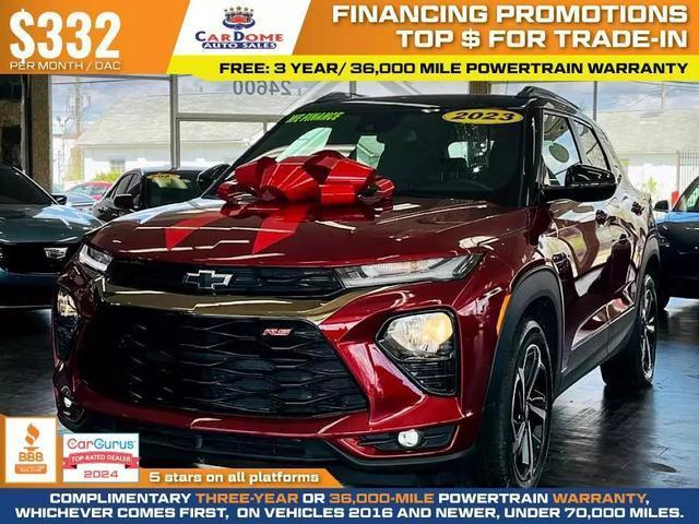 used 2023 Chevrolet TrailBlazer car, priced at $17,999